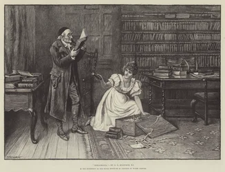 Bibliomania, in the Exhibition of the Royal Institute of Painters in Water Colours